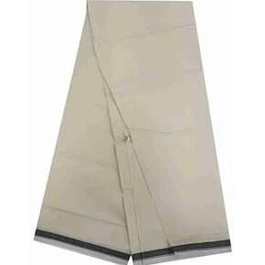 Kolakeer™ Men's Cotton Lungi - Easy-To-Wear Stitched Solid Color Mundu Kaili Saaram Sarong Lungi - 2.10 Mtrs