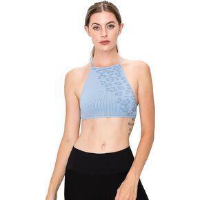 Kurve High Neck Bralette, UV Protective Fabric UPF 50+ (Made with Love in The USA)