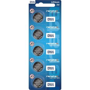 Renata CR1616 Batteries - 3V Lithium Coin Cell 1616 Battery (2 Count)
