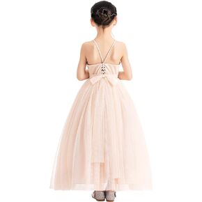 ekidsbridal Spaghetti Straps Sequin Lace Up Father Daughter Dance Recital Dresses 122