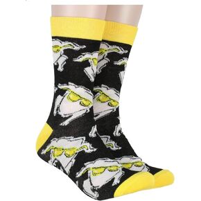 Friends Men's Turkey With Glasses All Over Print Design Crew Socks 1 Pair