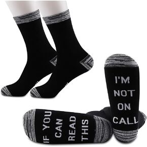 JXGZSO 2 Pairs Retirement Socks Off Duty Gift I’m Not On Call Socks Gift for Nurse, Doctor, Medical Student