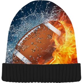 ALAZA Beanie Anchor Pattern Unisex Skull Knit Hat Cap