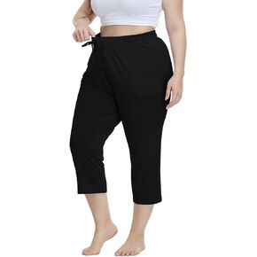 Women's Plus Size Capri Pants Plus Size Summer Pants Plus Size Yoga Pants Crop Pants Plus Size Sweatpants
