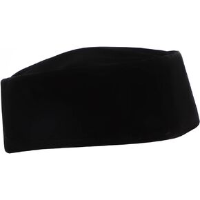 Mens Muslim Hat 59cm Breathable Skull Cap Black Southeast Asian Malay Islamic Worship Soft Golden Velvet Hat Male Head Cap Muslim Kufi Hat
