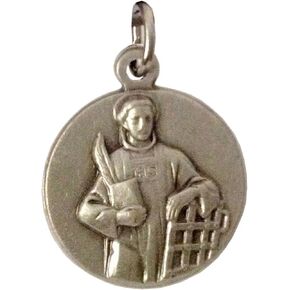 SAINT LAWRENCE MEDAL " PATRON SAINT OF DEACONS " - 100% MADE IN ITALY