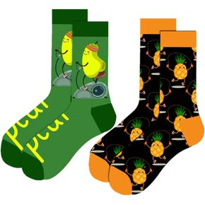 PAIXUN Unisex Novelty Funny Socks For Men And Women Cute Gifts Colorful Patterned Designer asymmetric mismatched Socks