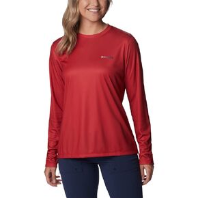 Columbia Women's Tidal Tee PFG Fish Flag Ls