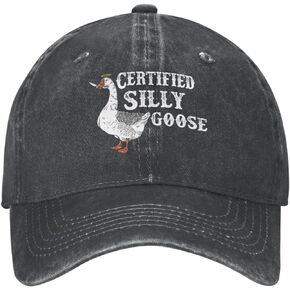Funny Goose Hat Silly Goose On The Loose Trucker Hat Women Vintage Mesh Cap for Summer
