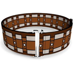 Buckle-Down Belt Women's Cinch Star Wars Chewbacca Bandolier Bounding2 Browns Available In Adjustable Sizes