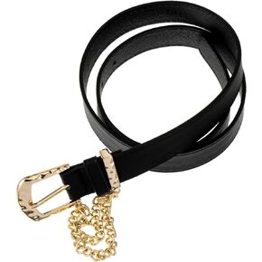 1pc Belt Womens Dress Belts Women's Belts for Dresses Fajas Para Vestidos Heart Buckle Belt Black