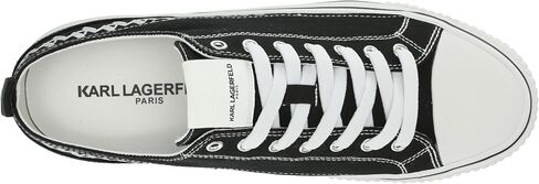 Karl Lagerfeld Paris Men's Cottom Canvas Logo Band Low Top Sneaker in Saudi Arabia