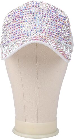 Women's Men's Studded Rhinestone Baseball Cap Adjustable Bling Sports Casual Fashion Sun Hat Dad Trucker Hat in Kuwait