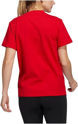 adidas Americana Badge of Sport Tee Scarlet SM in Saudi Arabia