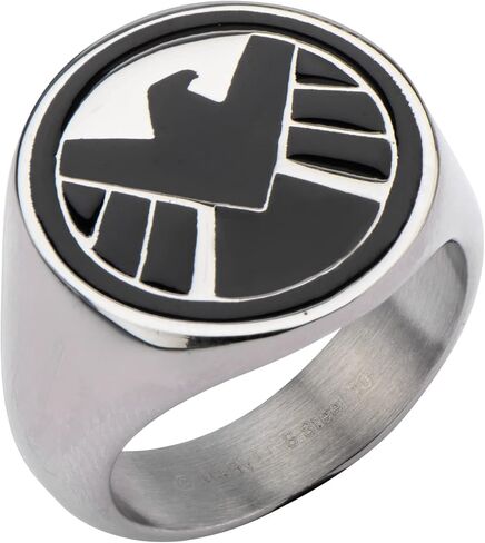 Marvel Comics Shield STL BLK Logo RNG in Saudi Arabia