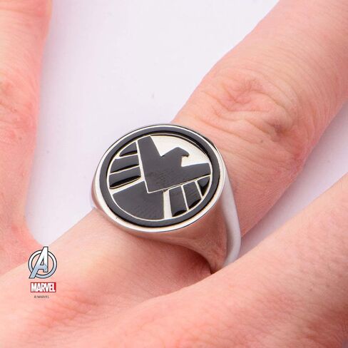 Marvel Comics Shield STL BLK Logo RNG in Saudi Arabia
