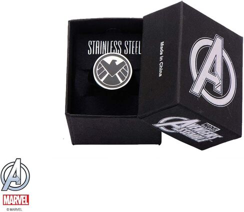 Marvel Comics Shield STL BLK Logo RNG in Saudi Arabia