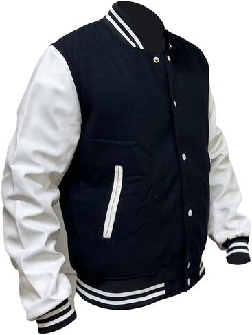 Unisex Varsity Jacket for Men and Women - Stylish Casual Baseball Bomber Windbreaker Lightweight Jacket in Saudi Arabia