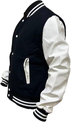 Unisex Varsity Jacket for Men and Women - Stylish Casual Baseball Bomber Windbreaker Lightweight Jacket in Saudi Arabia