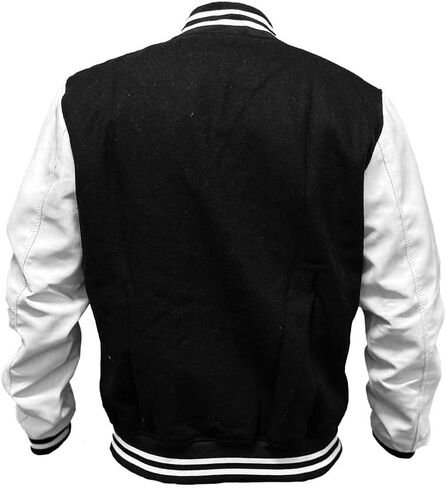 Unisex Varsity Jacket for Men and Women - Stylish Casual Baseball Bomber Windbreaker Lightweight Jacket in Saudi Arabia