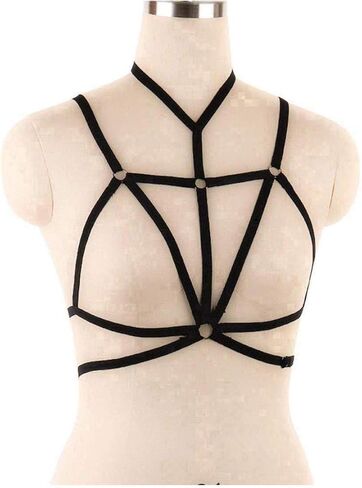 HiSexy الرسن المرأة مثير الصدرية متقاطع الجوف خارج محبوس العصابة Strappy تسخير الجسم الملابس الداخلية القمم in Kuwait