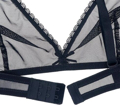 varsmiss Women Mesh Unlined Underwear Seamless Bra and Panty Set Breathable Wire-Free Lingerie Set in Saudi Arabia