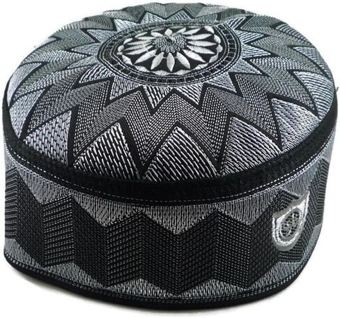 ALW006 Muslim Prayer Headware Kufi Hat Men Islam Skull Cap Ramadan Eid Gift in Saudi Arabia