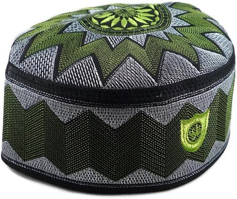 ALW006 Muslim Prayer Headware Kufi Hat Men Islam Skull Cap Ramadan Eid Gift in Saudi Arabia