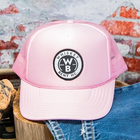 WHISKEY BENT HAT CO. The Signature Adjustable Snapback (Pink) in Saudi Arabia