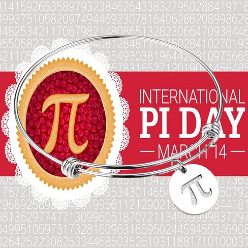 GDKASRNY Pi Necklace Math Math Jewelry Gifts 3.14 Pi Day Gift in Kuwait