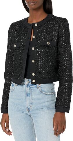GUESS Women's Clarissa Tweed Jacket in Saudi Arabia