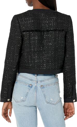 GUESS Women's Clarissa Tweed Jacket in Saudi Arabia