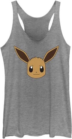 Pokemon Eevee Face Women's Racerback Tank Top in Saudi Arabia