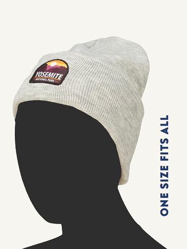 National Park Foundation Knit Cuffed Beanie Hat for Women Men Winter Hat Cuffed Beanies Knit Skull Cap Warm Ski Hats in Kuwait