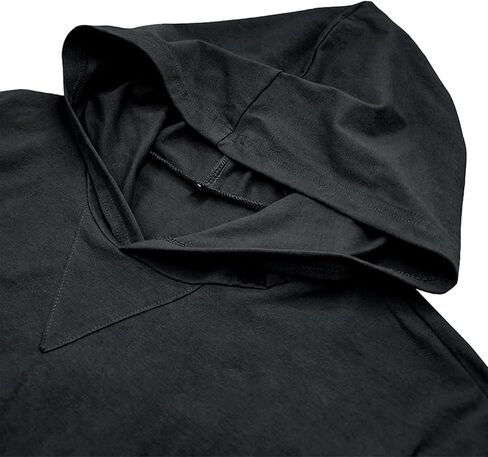 Hibluco Men's Lightweight Long Sleeve Hooded Sweatshirt Casual T Shirt Hoodie in Saudi Arabia