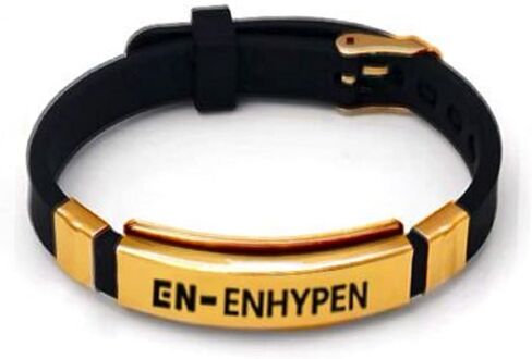 مجموعة هدايا مجوهرات ان-هايبين مكونة من 3 قطع من يييكسي، قلادة وسوار معصم وخاتم للمعجبين (ذهبي) in Kuwait