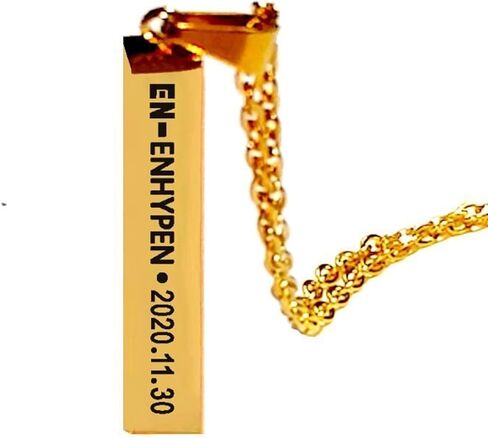 مجموعة هدايا مجوهرات ان-هايبين مكونة من 3 قطع من يييكسي، قلادة وسوار معصم وخاتم للمعجبين (ذهبي) in Kuwait