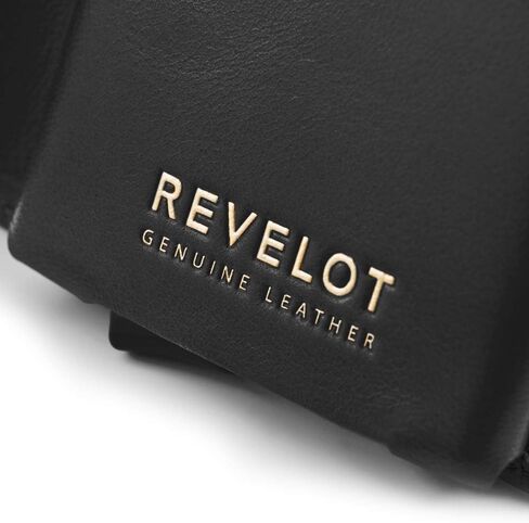 محفظة حامل بطاقات Revelot BiFold / جلد طبيعي مع خاصية حجب RFID / W1 (أسود نابا) in Saudi Arabia