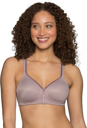 Vanity Fair Womens Body Caress Full Coverage Wirefree Bra, 40B, Lilac Chalk in Saudi Arabia