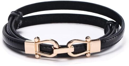 حزام جلدي نحيف للفستان أحزمة خصر رفيعة للنساء in Kuwait