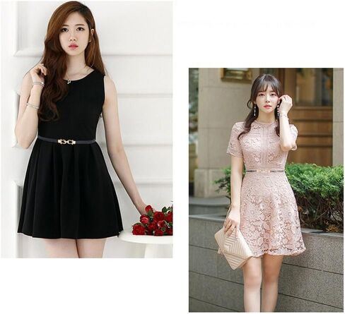 حزام جلدي نحيف للفستان أحزمة خصر رفيعة للنساء in Kuwait