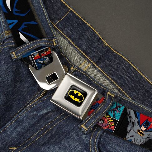 Buckle-Down Seatbelt Belt - Batman & Joker Comic Strip - 1.0" Wide - 20-36 Inches in Length in Kuwait