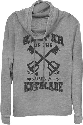Disney Kingdom Hearts Keyblade Keeper Women's Cowl Neck Long Sleeve Knit Top in Saudi Arabia