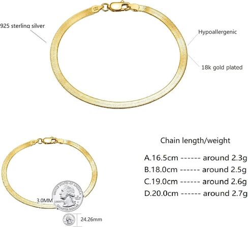 Bellitia Jewelry Platinum/Gold Plated 925 Sterling Silver Dainty Snake Bone Bracelet for Women, Tiny Sideways Cross Bracelets Layered Herringbone Chain Bracelet Handmade Jewelry Gift in Saudi Arabia