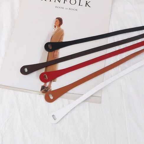 حزام رفيع من الجلد الصناعي بعقدة بسيطة مجانية للنساء والفتيات وحزام الخصر in Kuwait