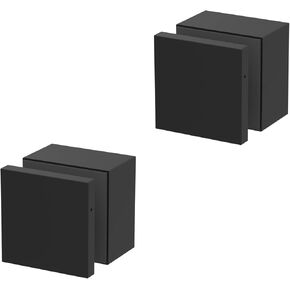 Glass Clamp Adapter Standoff Square 2 inches Heavy Duty Stainless Steel (Pack of 2)