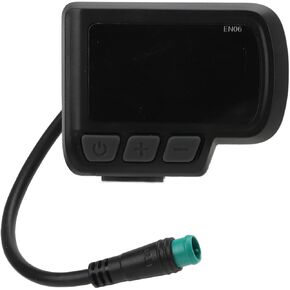 Electric LCD Display, Electric Bike EN06 LCD Display Meter with USB Power Speed Display for Electric Bike Mountain Bike Scooter Waterproof Connector Bike Lcd Display
