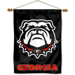 Georgia Bulldogs New Dawg Banner with Hanging Pole