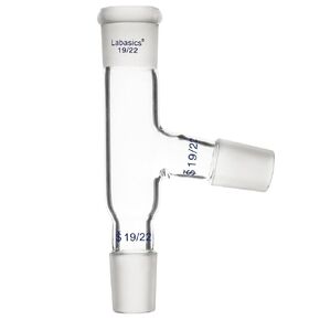 3 Way Distilling Adapter with 14/20 Joints for Distillation Apparatus