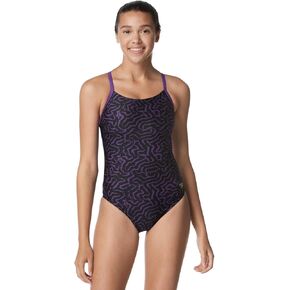 Speedo 87192201502D34 Race Maze Flyback Team Purple D34
